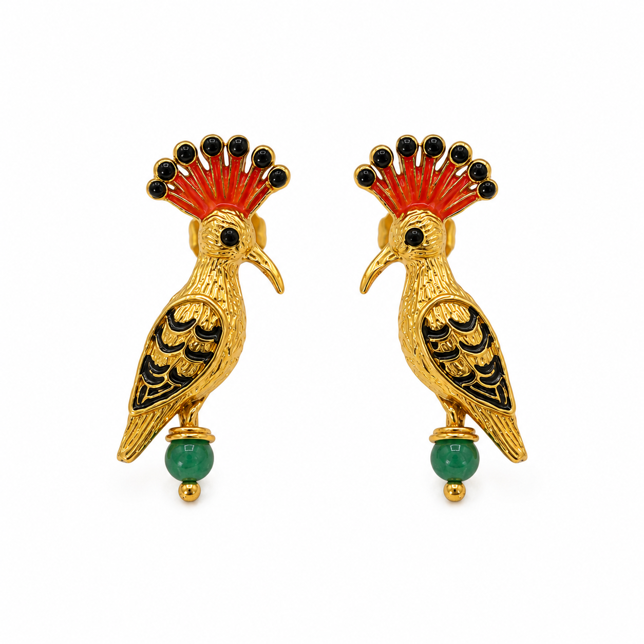 The Hodhod Whispered Wings Earrings | Gold