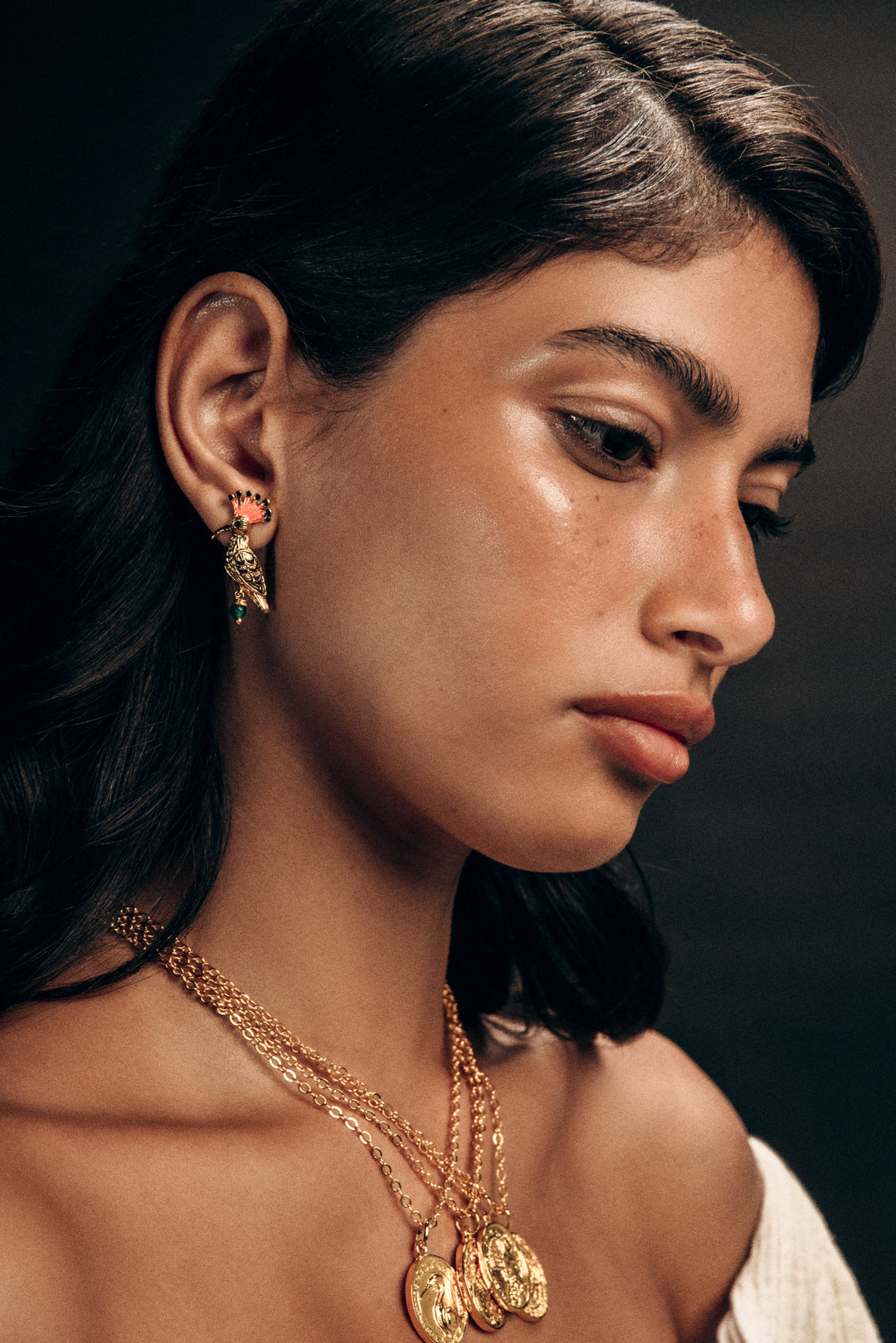 The Hodhod Whispered Wings Earrings | Gold