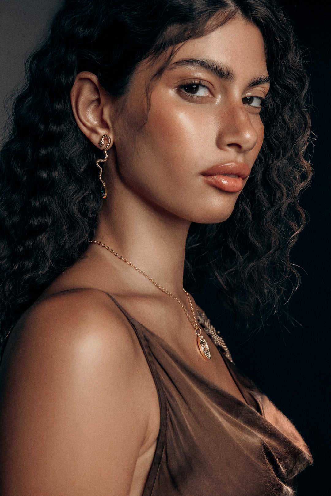 The Serpent Earrings | Gold