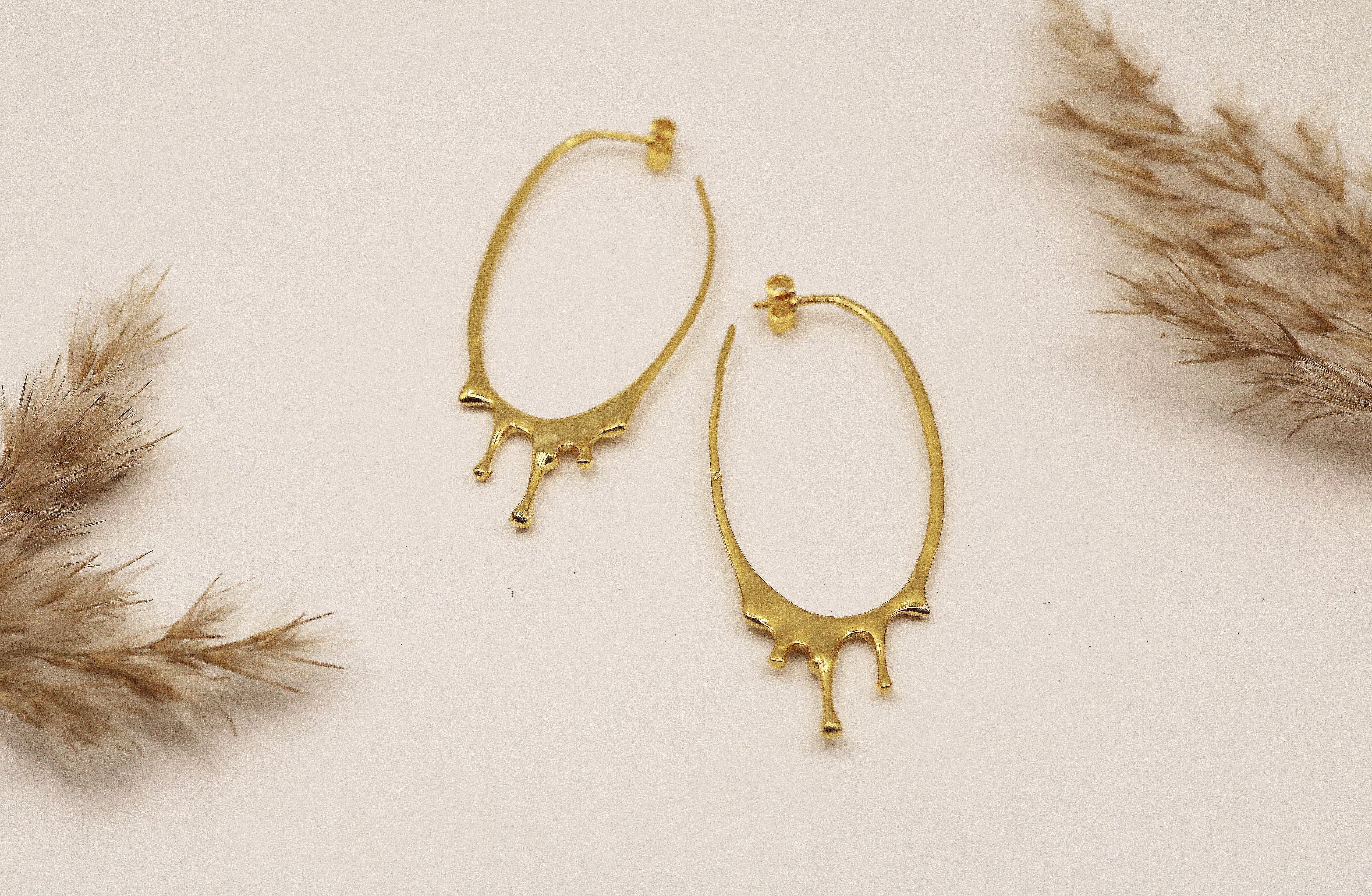 Alaa Hoops | Gold | Large