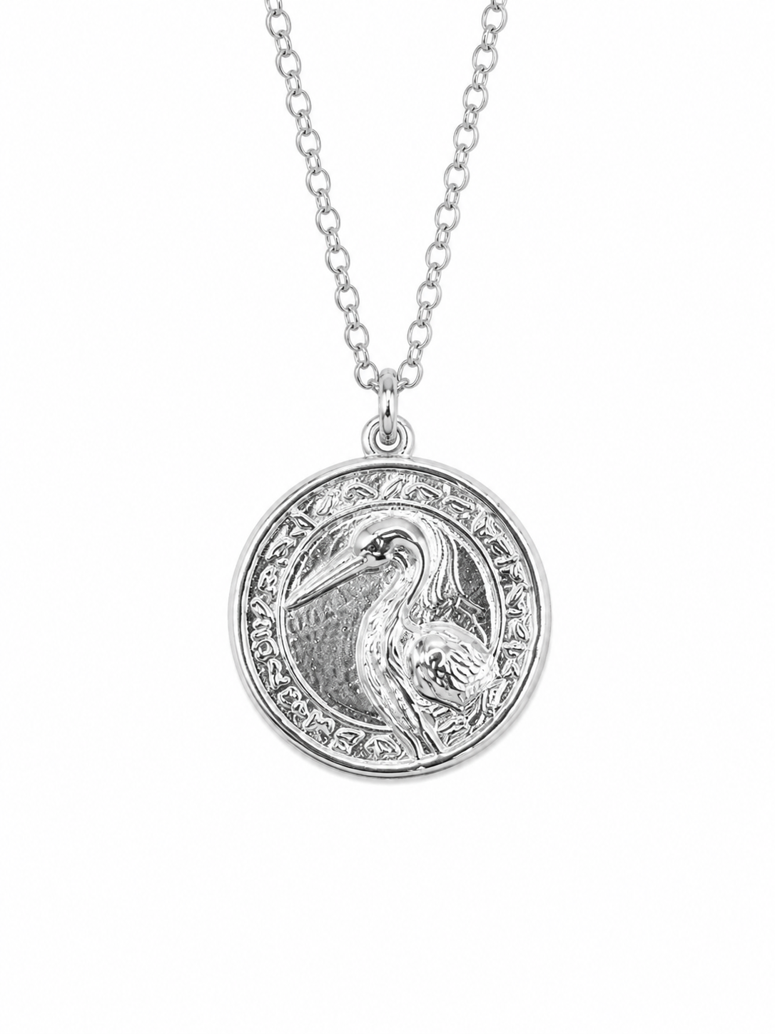The Cattle Egret Necklace | Silver