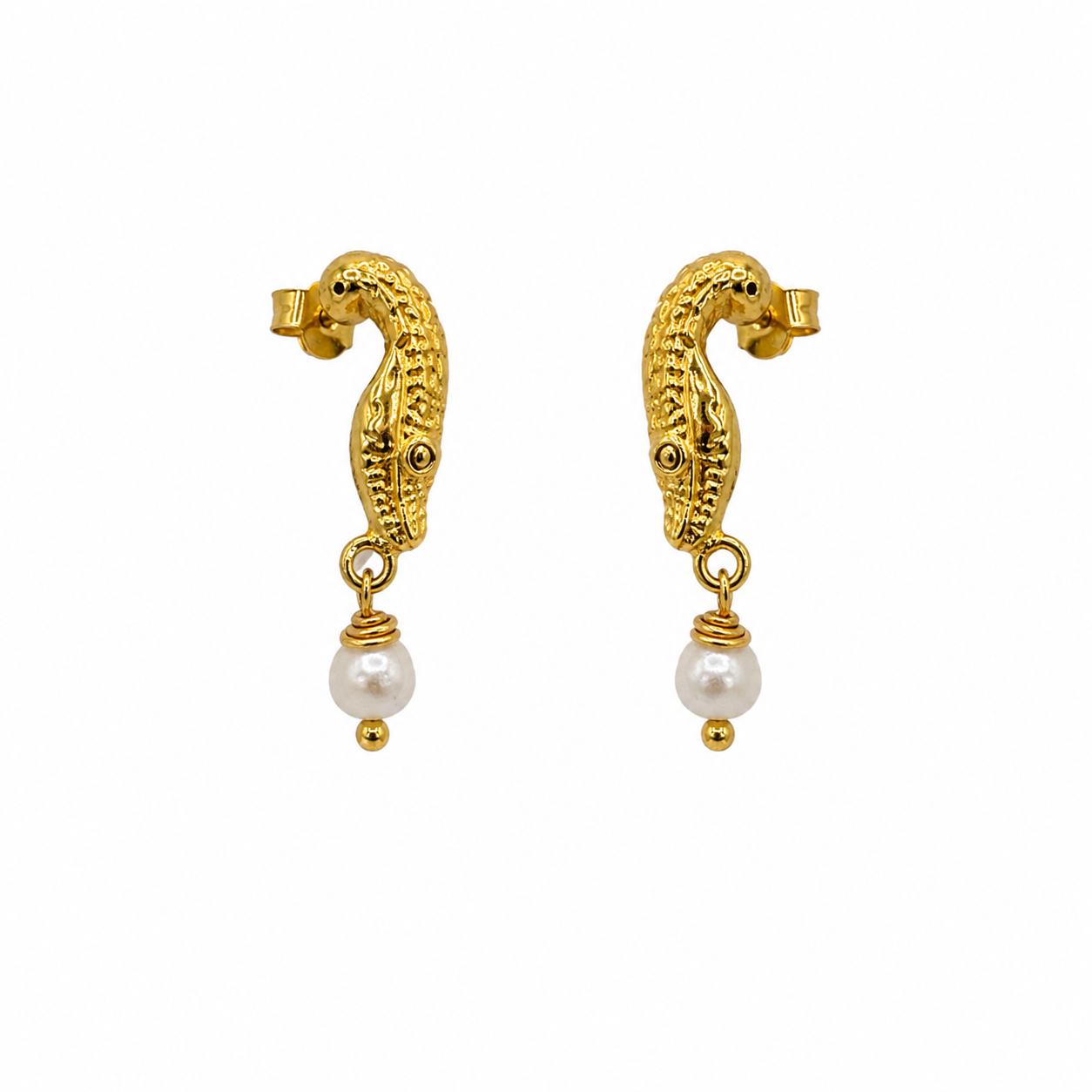 River's Watch Earrings | Gold