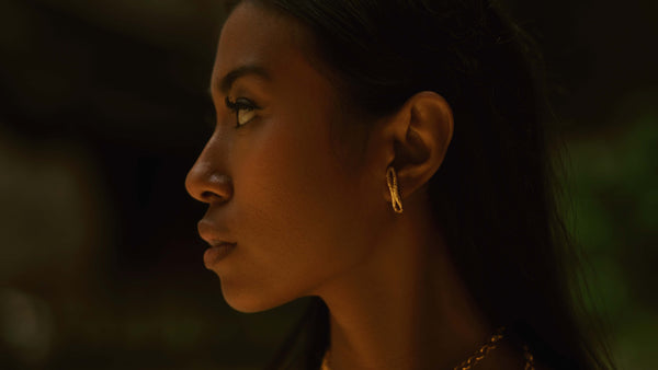Ubud Earrings | Gold