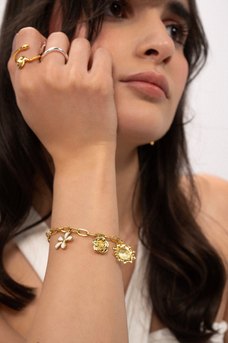 Botanical Charm Bracelet