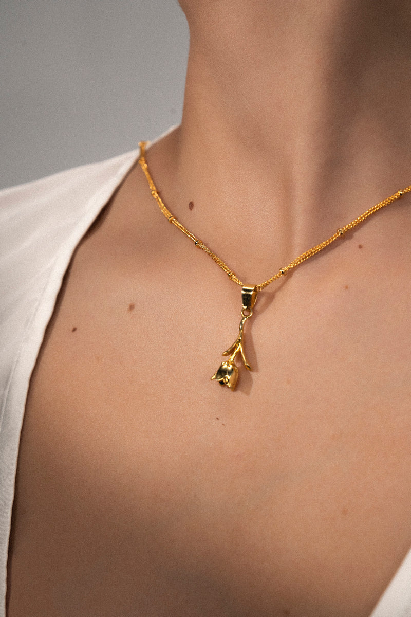 Tulip Pendant | Gold