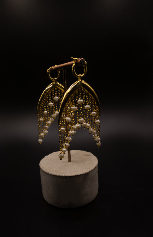 Siren Cascade Earrings | Gold