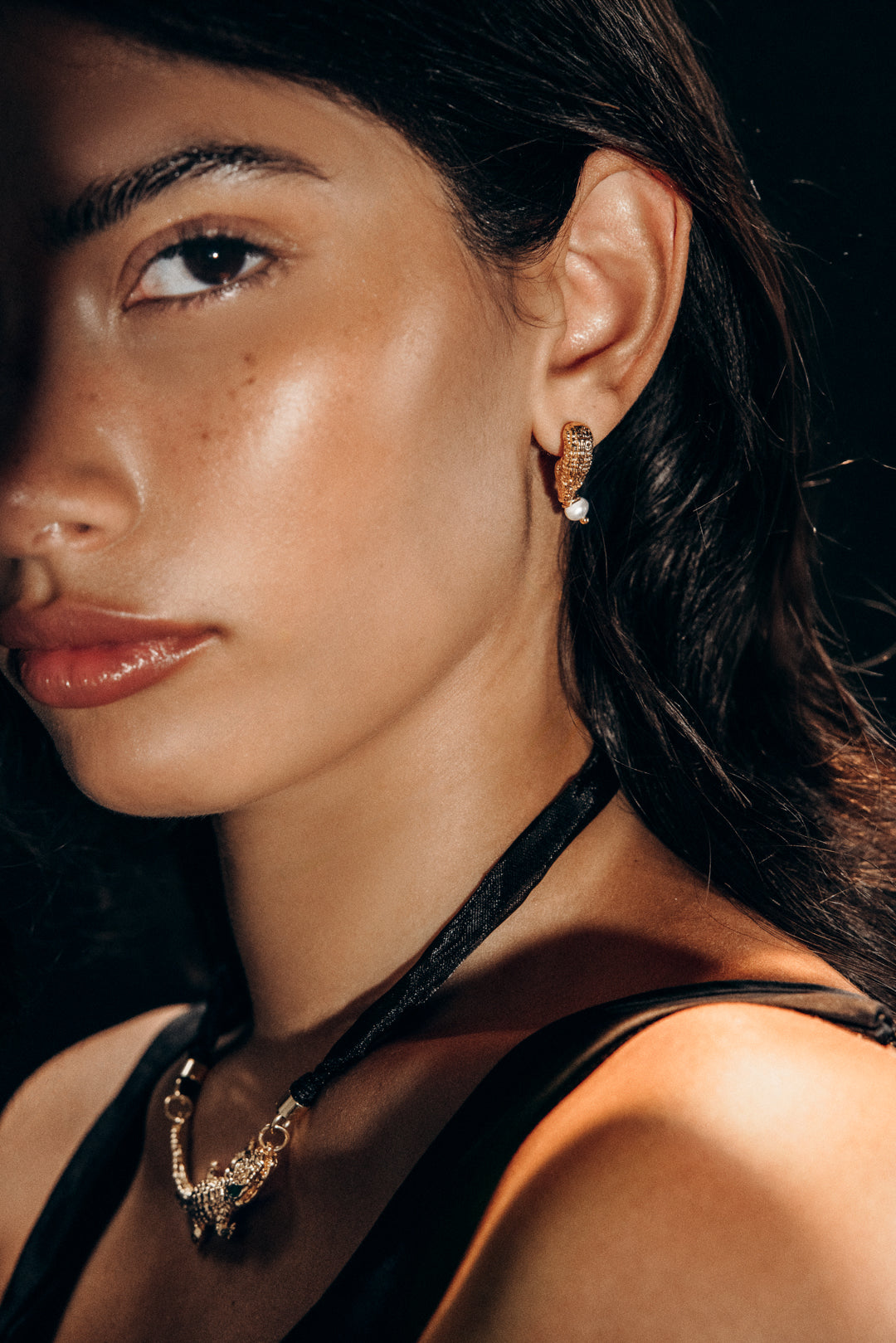 River's Watch Earrings | Gold