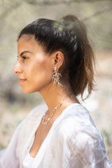 Sataya Earrings | Large | Silver