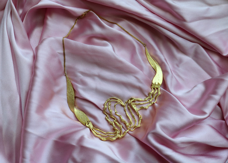 jewelry collar necklace gold ZM Collections